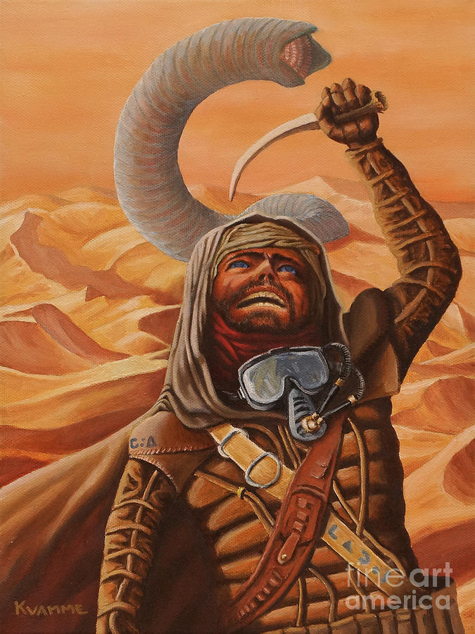 Fremen Warrior of Dune Painting by Ken Kvamme