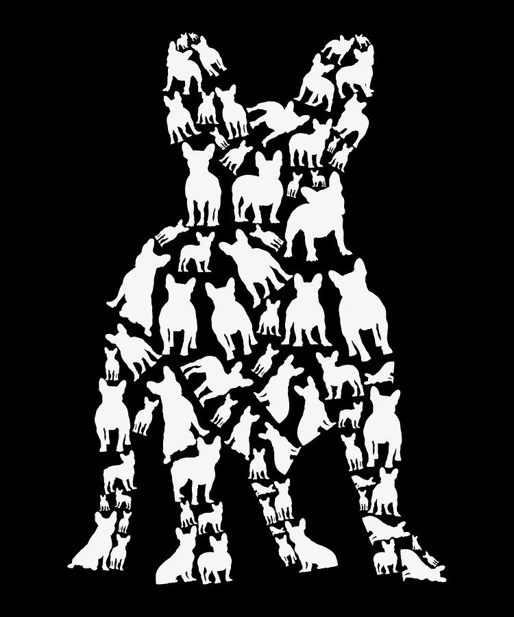 Dog Digital Art - French Bulldog Dog French Bulldog Frenchie Mom Frenchie Dad #1 by Toms Tee Store
