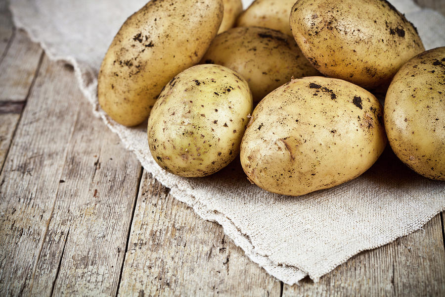 Fresh Organic White Potatoes