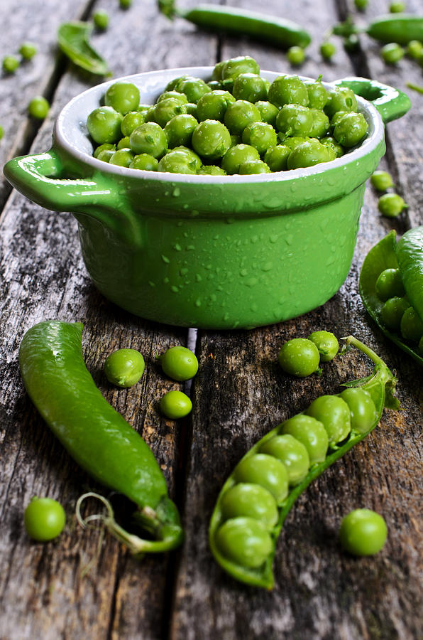 Fresh peas #1 Photograph by Zia_shusha