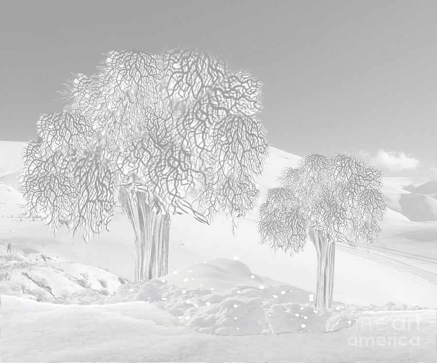 Fresh Snow Digital Art
