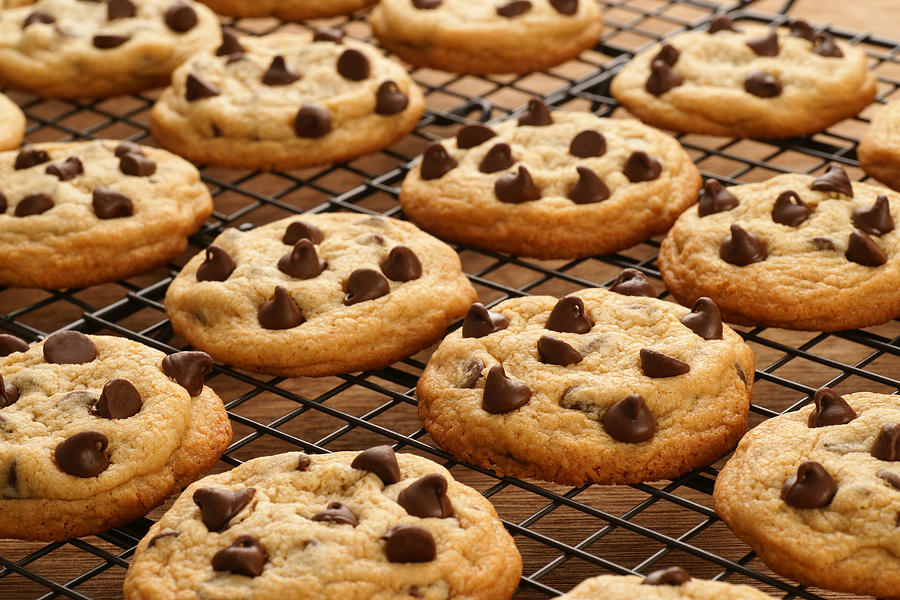 Freshly Baked Chocolate Chip Cookies #1 Photograph by TheCrimsonMonkey