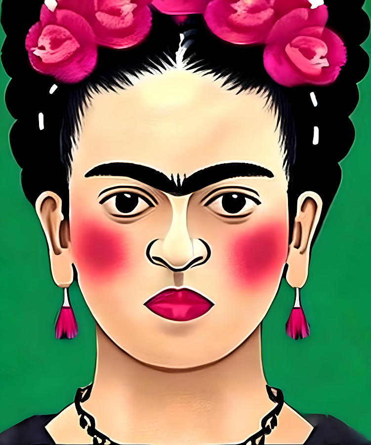 Frida Kahlo Digital Art by Mauricio Sobalvarro - Fine Art America