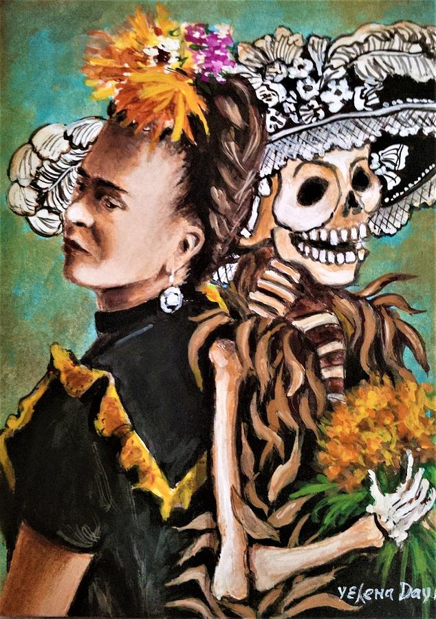 Nature Painting - Frida Kahlo #1 by Yelena Day