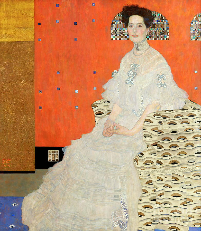 Fritza Riedler #1 Painting by Gustav Klimt