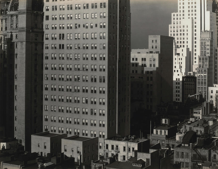 From My Window at An American Place Photograph by Alfred Stieglitz