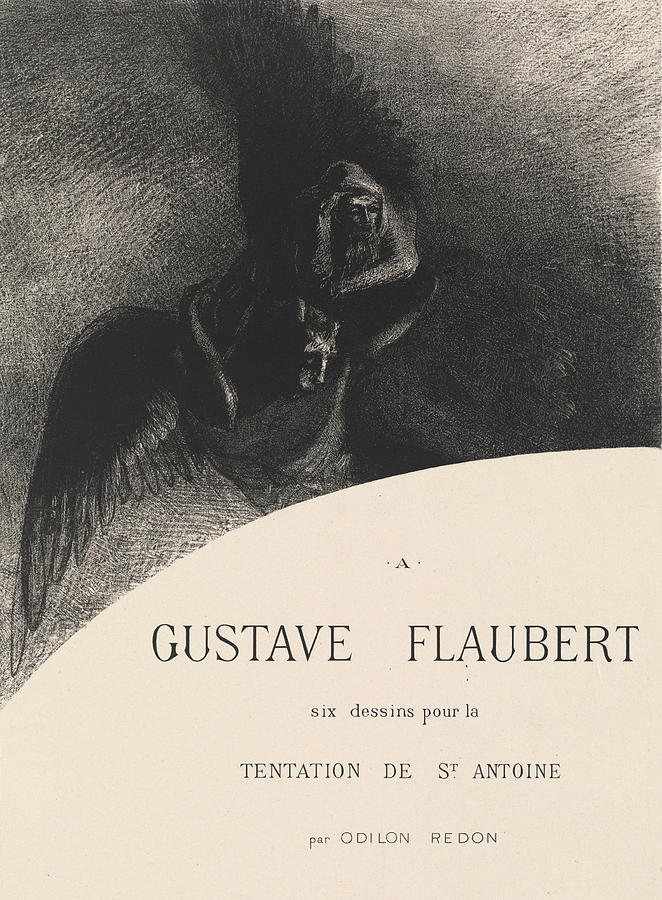 Frontispiece #1 Drawing by Odilon Redon