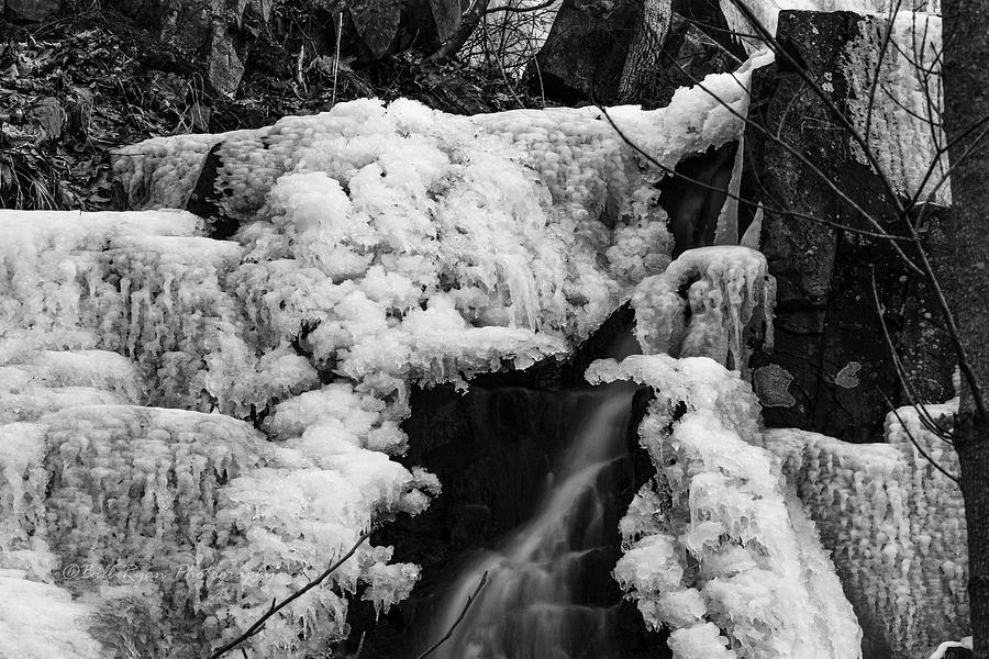 Frozen and flowing- The Falls at Cascade Trail Photograph by Bill Ryan ...