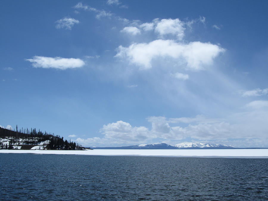 Frozen Lake #1 Photograph by 1001Love