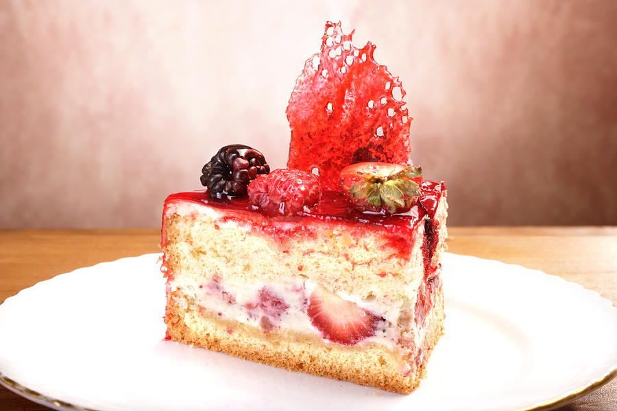 Fruit Cake Slice #1 Photograph by Imagedepotpro