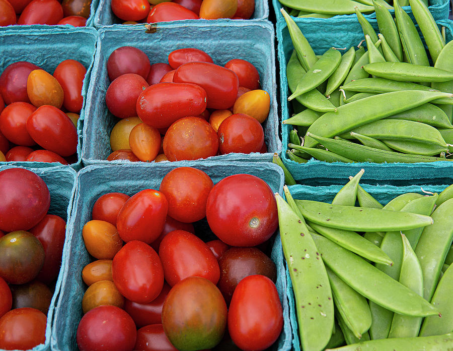 Fruits and Vegetables at the Farmers Market Photograph by David Morehead