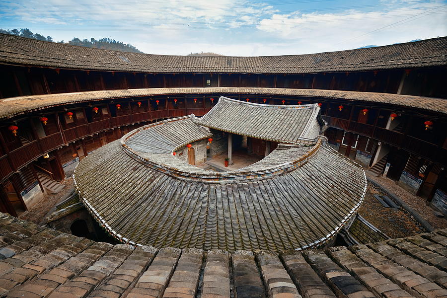 Fujian Tulou in China #1 Photograph by Songquan Deng