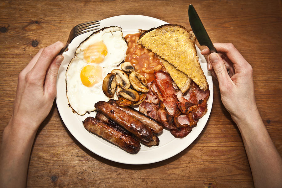 Full English breakfast #1 Photograph by Sally Anscombe