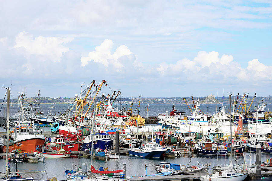 Full Harbour at Newlyn Photograph by Terri Waters