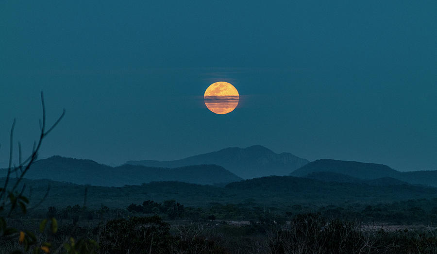 Full Moon Rise Mazatlan #1 Photograph by Tommy Farnsworth