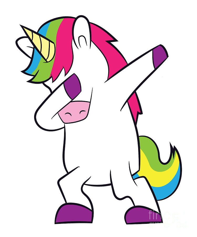 NFT Artist dab unicorn sticker