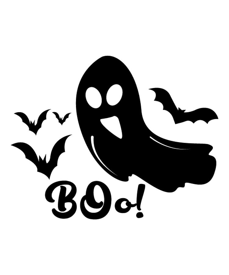 Funny Halloween Gifts - Boo Ghost #1 Digital Art by Caterina Christakos