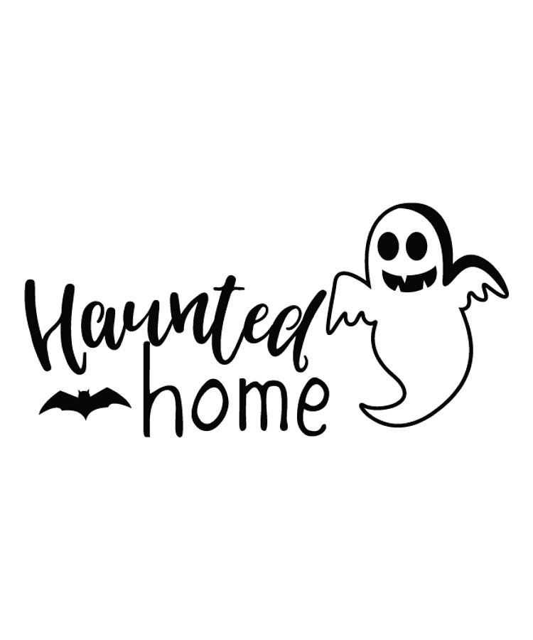 Funny Halloween Gifts - Haunted Home #1 Digital Art by Caterina Christakos