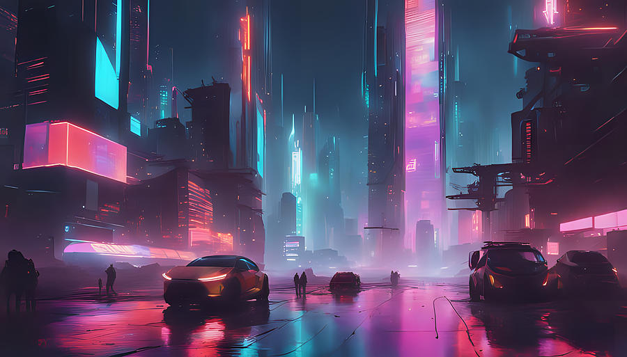 Futuristic City Digital Art by Tricky Woo - Fine Art America