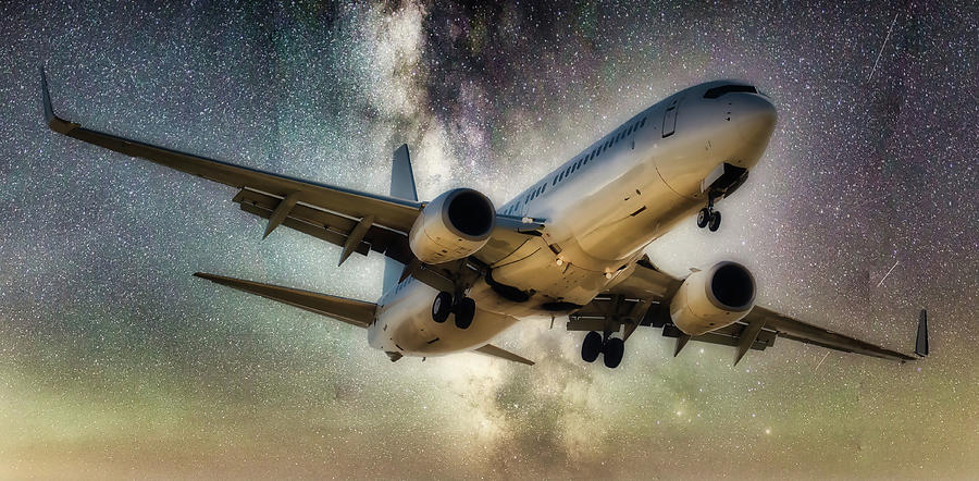 Galaxy Flight #1 Digital Art by Gary Baird