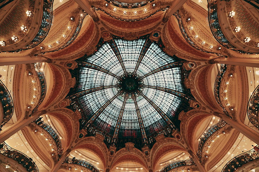 Galeries Lafayette interior #1 Photograph by Songquan Deng
