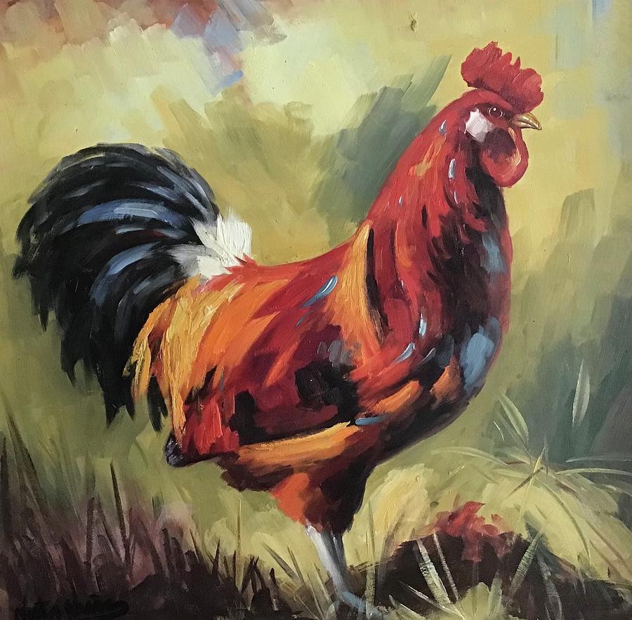 Gallos Painting by Nestor Nunez - Fine Art America