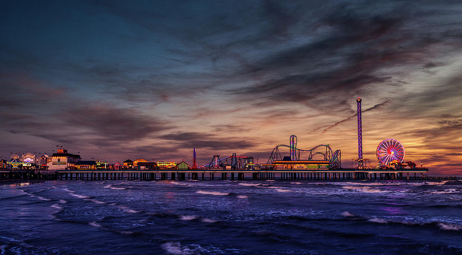 Galveston Island Pleasure Pier #1 Photograph by Mountain Dreams - Fine ...