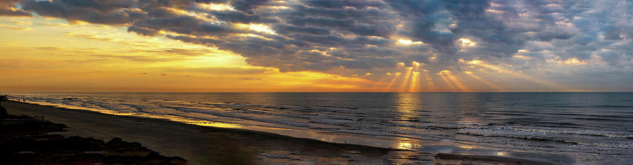 Galveston Sunrise Photograph by Debby Richards | Fine Art America