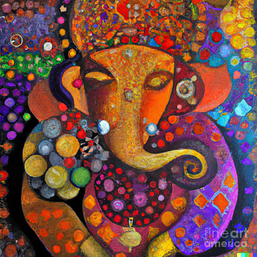 Ganesh Painting - Ganesh #1 by Ekta Gupta
