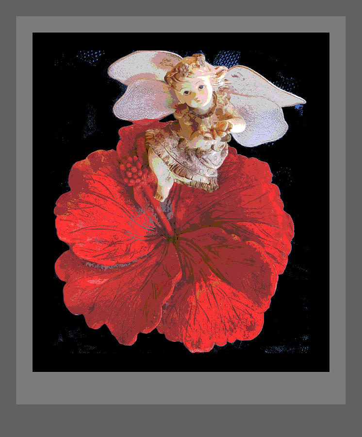 Garden Angel #1 Digital Art by Asok Mukhopadhyay