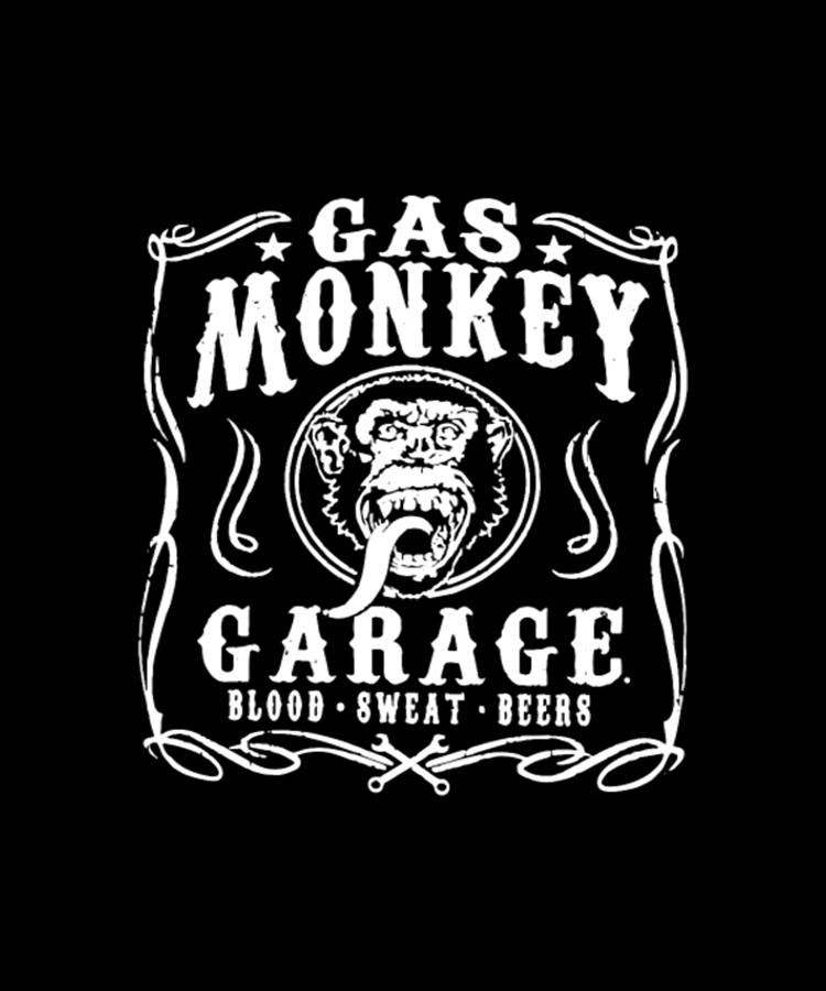 Gas Monkey Garage Blood Sweat Beers Digital Art by Tinh Tran Le Thanh ...