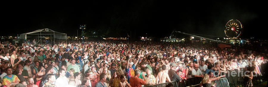 Gathering of the Vibes Festival Concert Crowd Photos #1 Photograph by David Oppenheimer