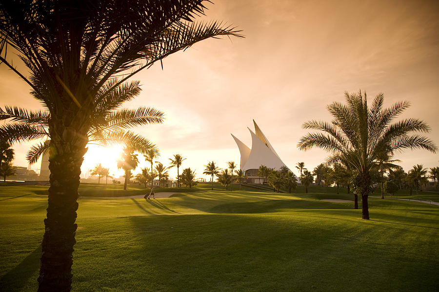 General Views of Dubai Golf Courses #1 Photograph by David Cannon