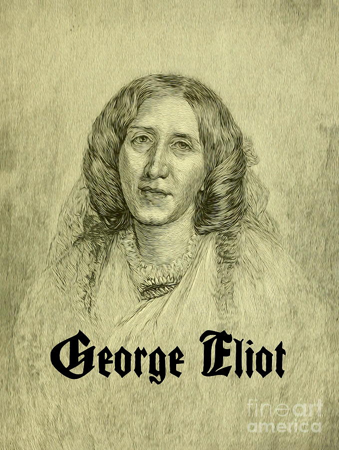 George Eliot #1 Drawing by Alexandra Arts
