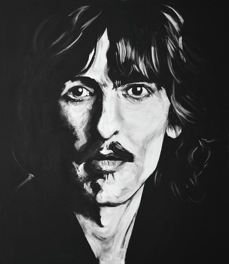 George Harrison #1 Painting by Melissa O Brien