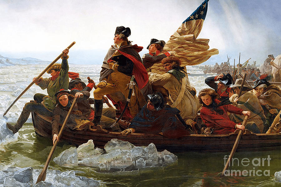George Washington Crossing The Delaware Photograph by Action