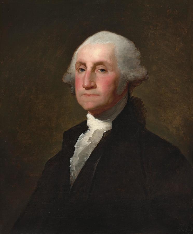 George Washington Drawing By Gilbertstuart 