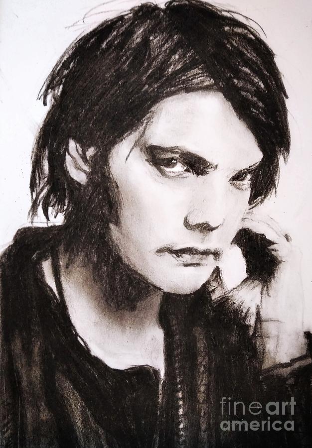 Gerard Way Drawing by Reka Gacs Fine Art America