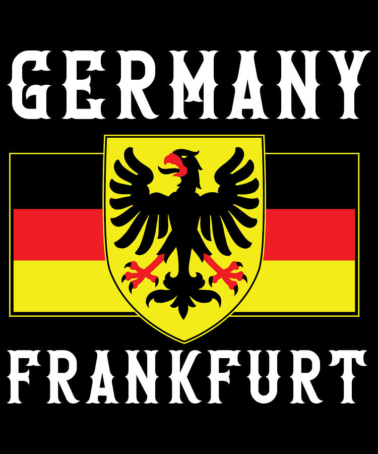 Germany Frankfurt Flag Oktoberfest Apparel Digital Art by Michael S