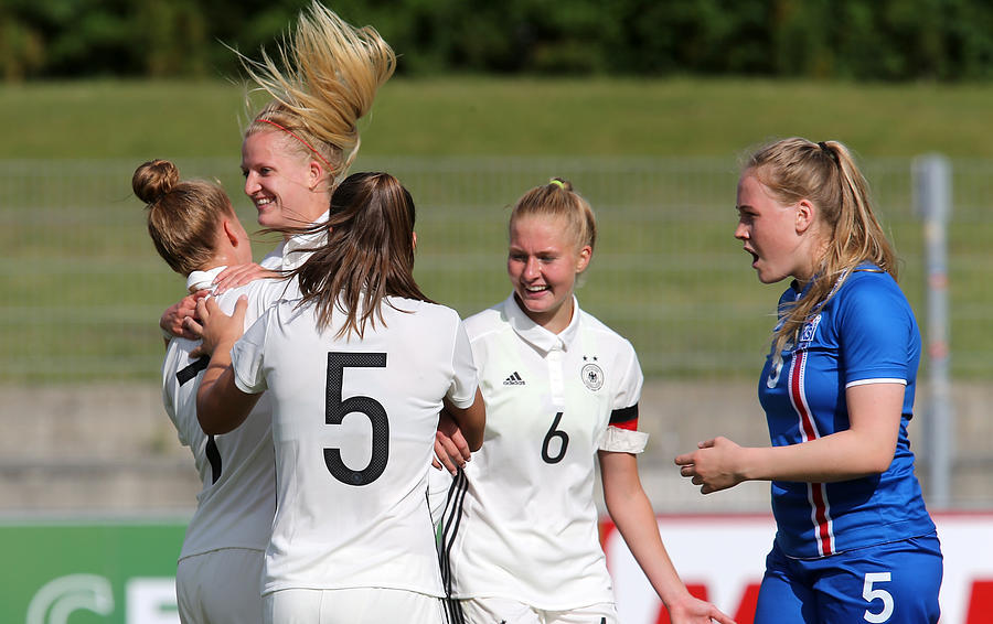Germany v Iceland - U19 Womens Elite Round #1 Photograph by Matthias Kern