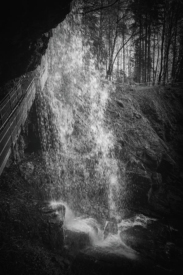 Fall Photograph - Giessbach waterfall #1 by Svetlana Sewell