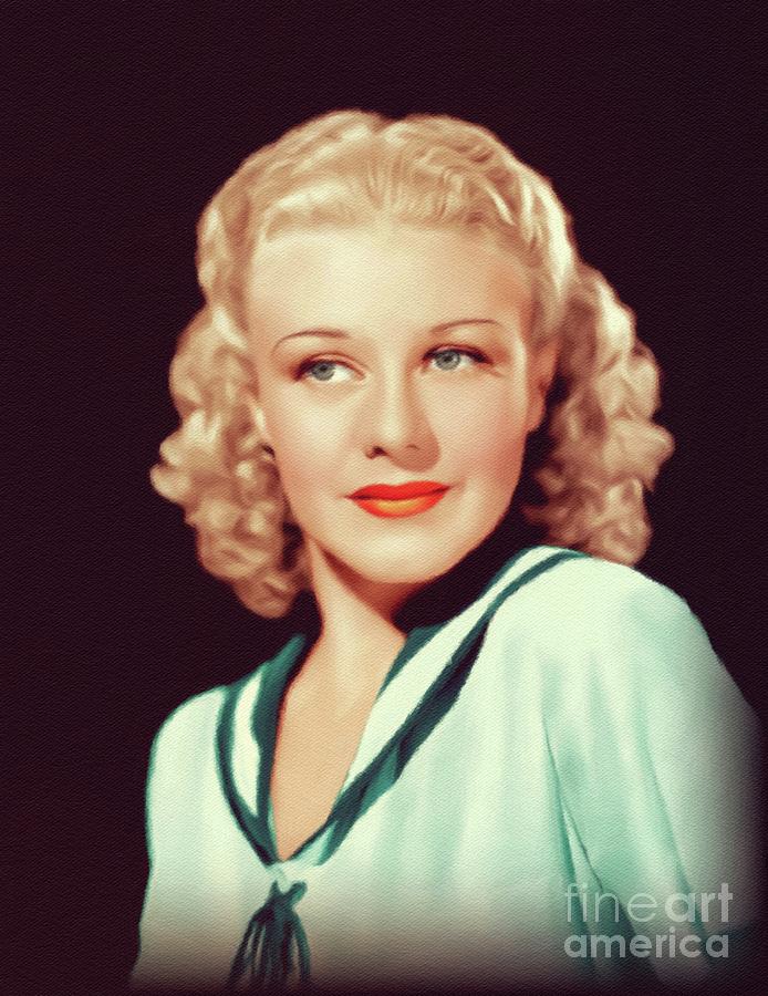 Ginger Rogers, Movie Legend Painting