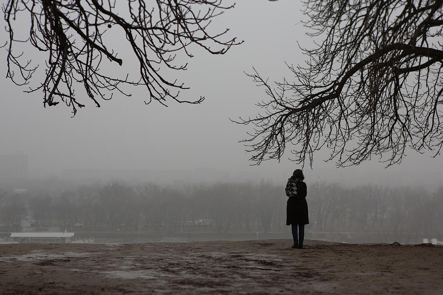 Girl, alone. #1 Photograph by BenAkiba