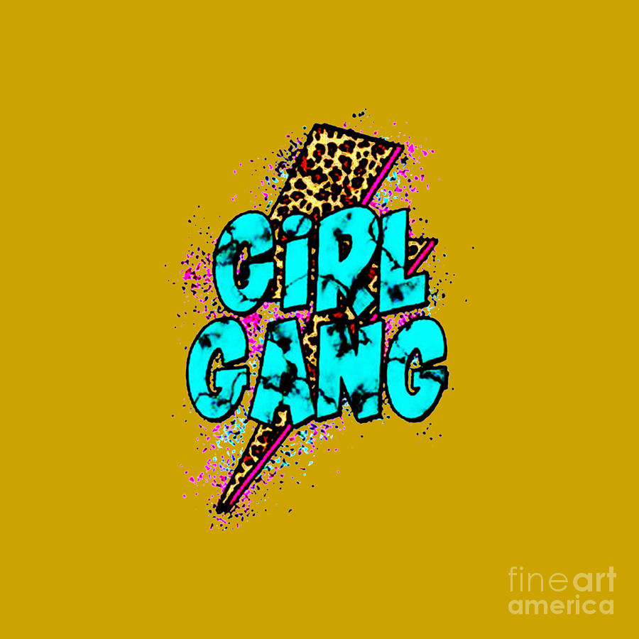 Girl Gang Drawing by Maida Widiastuti - Fine Art America