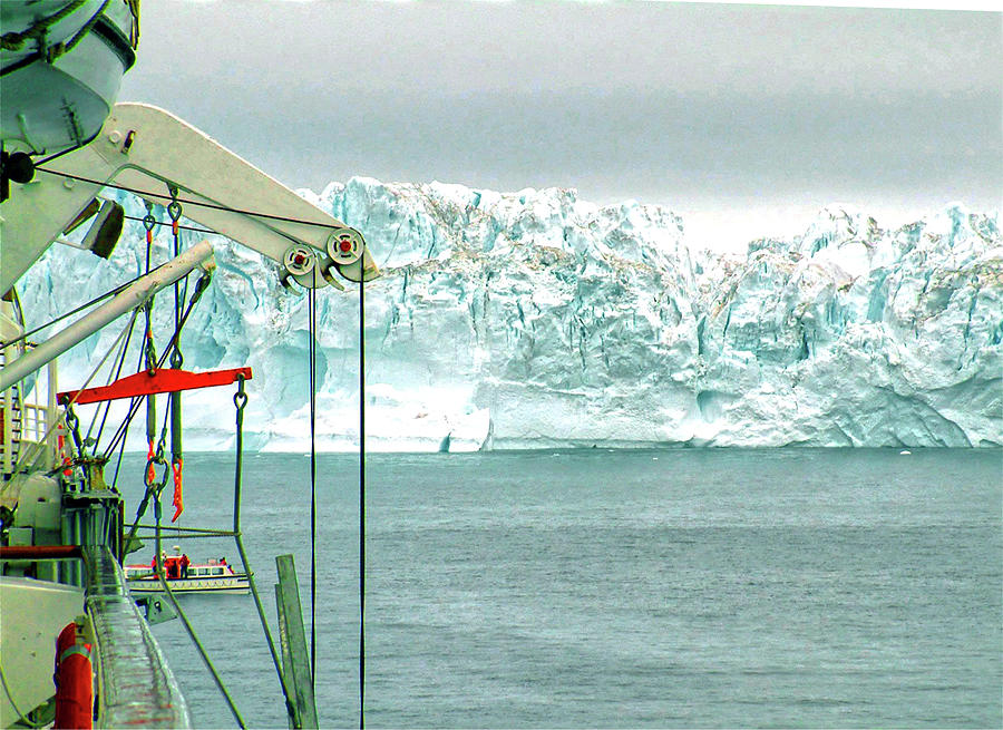 Glacier off Illulisat Greenland Photograph by Sam Hall - Fine Art America