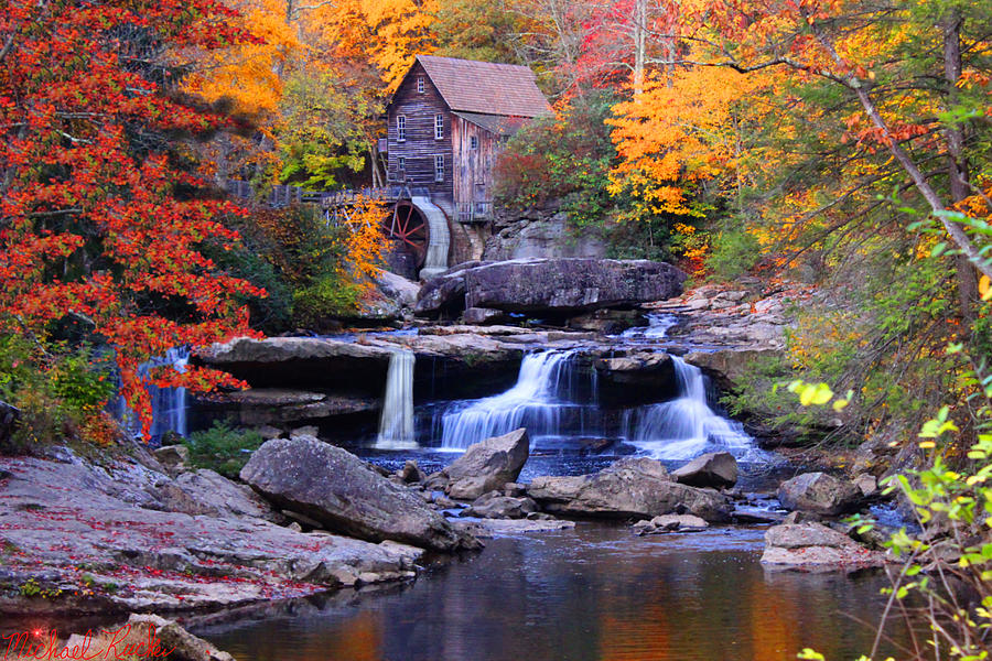 Glade Creek Grist Mill #2 Photograph by Michael Rucker