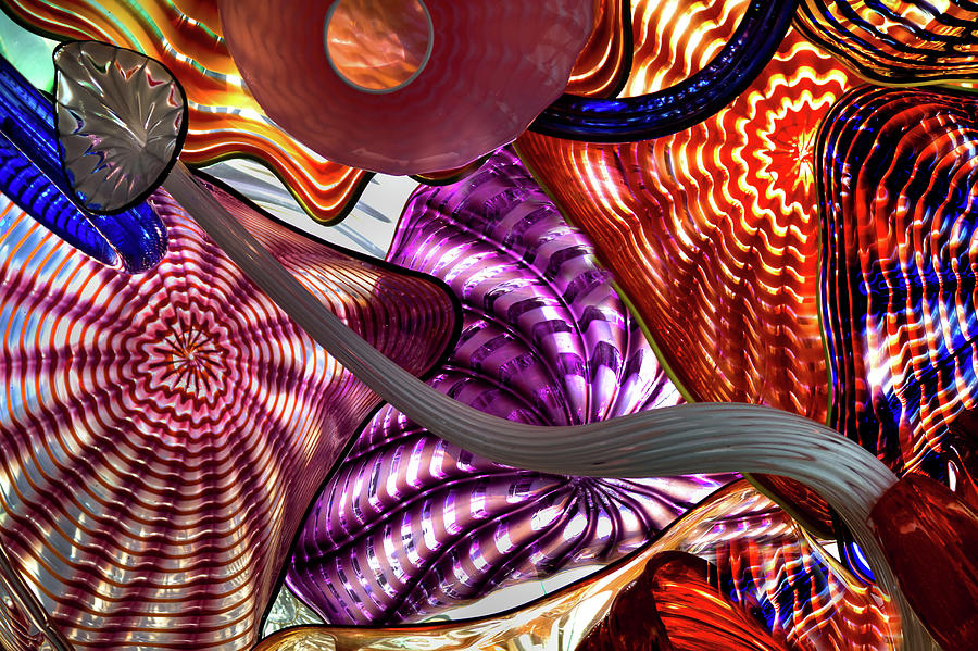 Glass Abstract 2 #1 Photograph by David Patterson
