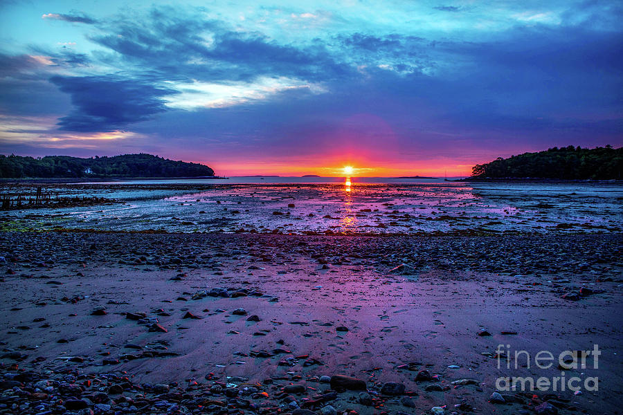 Glen Cove in Mid-Coast Maine at Sunrise Photograph by Diane Diederich ...