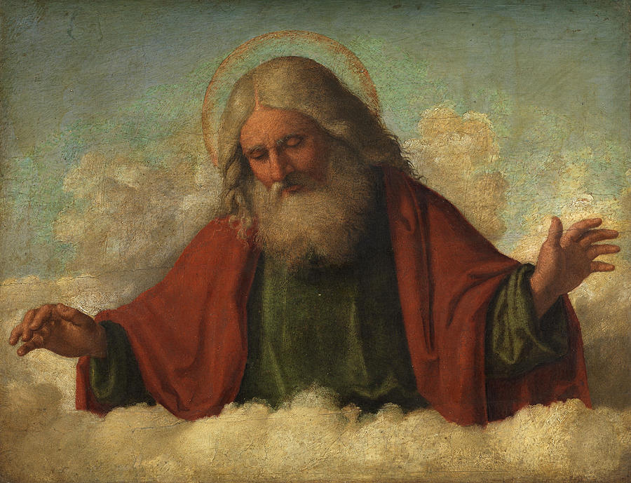 Religious Painting - God The Father by Cima Da Conegliano
