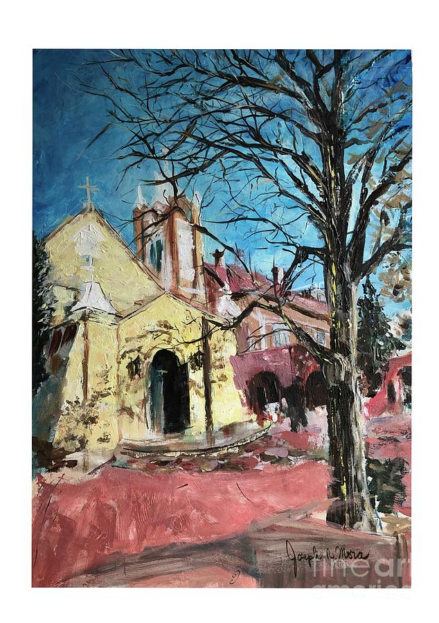 #1 Going to Church  #1 Painting by Joseph Mora